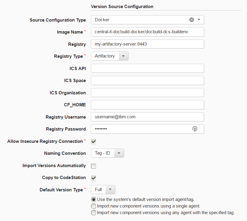 Artifactory Sample Config